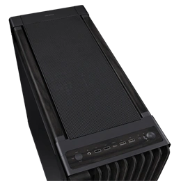 Asus ProArt PA602 Wood Metal (E-ATX, midi torony, fekete)