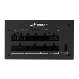 Asus ROG Strix 1000W 80+ Gold Aura Edition ventillátorral moduláris tápegység