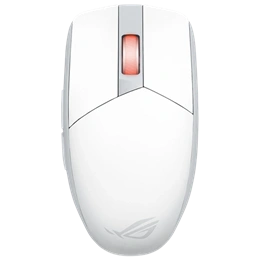 Asus ROG Strix Impact III vezeték nélküli optikai egér (USB/Bluetooth, fehér)