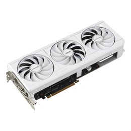 Asus Radeon RX 9070 XT Prime OC VGA (PCIe 5.0, 16 GB GDDR6, 3xDP+HDMI, 3x8-pin, fehér)