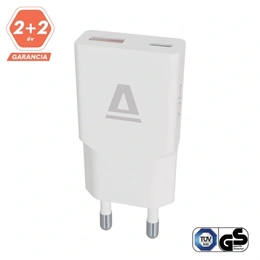 Avax CH641W Nano Slim fali töltő (30W, GaN, USB-C PD3.0, USB-A QC3.0, dupla töltés, fehér)