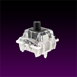 Avax Gateron G Pro 3.0 billentyűkapcsoló (3-pin, lineáris, gyárilag kenve, 35 db, átlátszó felső, fehér alsó, SMD-kompat