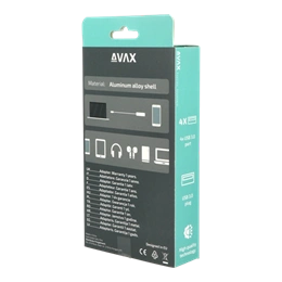 Avax HB600 CONNECT+ USB 3.0 hub (4xUSB 3.0, kompakt, fekete)