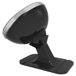 Baseus 360° Magnetic autós tartó (műszerfalra, mágneses, ezüst)