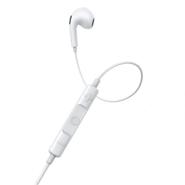 Baseus Encok H17 vezetékes fülhallgató sztereo (3,5 mm jack, mikrofon, 20-20000 Hz, fehér)