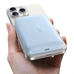 Baseus EnerFill FM11 Magnetic vésztöltő (10000mAh, 22,5+15 W, vezeték nélküli, mágneses, 1×USB-C bemenet, 1×USB-C kimene