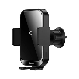 Baseus Halo Electric autós tartó (szellőzőre, automatikus rögzítés, 15 W, Qi, 5,4–6,7", USB-C bemenet)