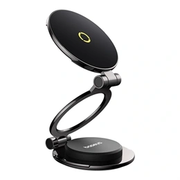 Baseus MagPro II Magnetic autós tartó (műszerfalra, mágneses, 3M ragasztó, 360°, MagSafe kompatibilis, fémházas, fekete)