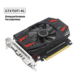 Blackbird Nvidia GT 750 Ti VGA (PCIe x16, 4 GB GDDR5, 128 bit, DP+HDMI)