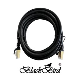 Blackbird UTP CAT6A patch kábel (10 m, fekete)