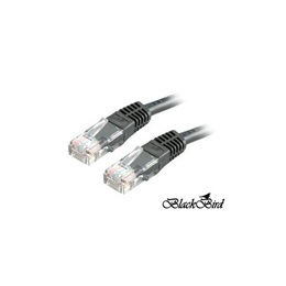 Blackbird UTP CAT6 patch kábel 1 m (RJ45 / RJ45, fekete)