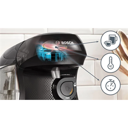 Bosch 102E Tassimo Happy kapszulás kávéfőző, fekete