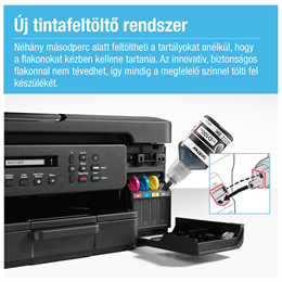 Brother DCP-T730W tintasugaras multifunkciós nyomtató (színes, 16 lap/perc, WiFi/USB, ADF, duplex, 128MB)