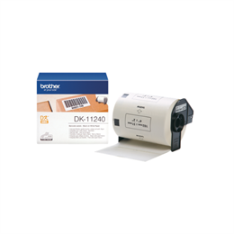 Brother etikett címke DK-11240 (102 mm x 51 mm, elővágott, direkt termál, papír, 600 db, fehér alapon fekete)