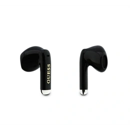 CG Mobile guess gold line glossy classic logo bluetooth fülhallgató sztereo (v5.4, tws, mikrofon, töltőtok, fekete)