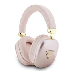 CG Mobile guess pu leather 4g triangle logo bluetooth fejhallgató sztereo (v5.3, mikrofon, zajszűrő, ipx4, fejpánt, prém