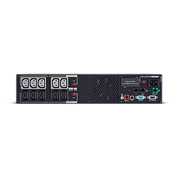CYBERPOWER PR1000ERT2U 1000VA 1000W 230V rack szünetmentes tápegység (10x IEC C13, line-interaktív, USB+soros, rackbe sz
