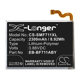 Cameron Sino akku 2300mAh li-polymer (3,88V, Samsung EB-BF711ABY kompatibilis, alsó rész, fekete)