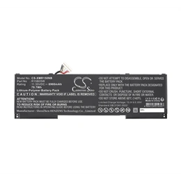 Cameron Sino notebook akku 6900mah li-polymer (11,55V, Xiaomi R15B05W kompatibilis, fekete)