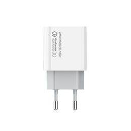 ColorWay USB töltő adapter Power Delivery USB-C 20W V2 (USB-C PD, CW-CHS026PD-WT, fehér)
