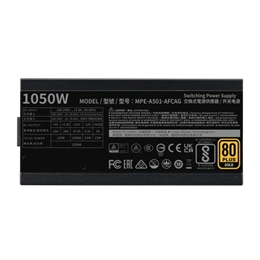 Cooler Master MWE Gold 1050 V2 tápegység (1050 W, 80+ Gold, ATX, fekete)