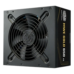 Cooler Master MWE Gold 650 V3 tápegység (650 W, 80+ Gold, ATX, fekete)