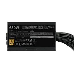 Cooler Master MWE Gold 650 V3 tápegység (650 W, 80+ Gold, ATX, fekete)