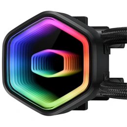 Cooler Master MasterLiquid 360 Core II ARGB vízhűtés (360 mm, 3x120 mm ventilátor, PWM, max 1750 RPM, ventilátor zaj 27,