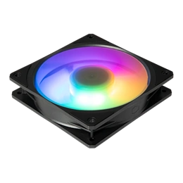 Cooler Master Mobius 120P ARGB hűtő ventilátor (120 mm, 2400 RPM, PWM, 3 db, 30 dBA, fekete)