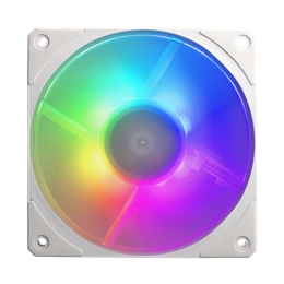 Cooler Master Mobius 120P ARGB hűtő ventilátor (120 mm, PWM, max 2400 rpm, fehér)