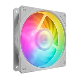 Cooler Master Mobius 120P ARGB hűtő ventilátor (120 mm, PWM, max 2400 rpm, fehér)