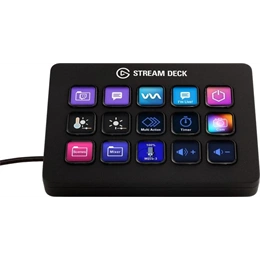 Corsair Elgato Stream Deck MK.2 (15 testreszabható LCD billentyű, fekete)