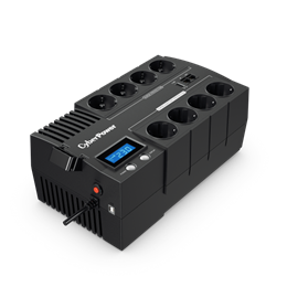 CyberPower BR700ELCD szünetmentes tápegység (8 aljzat, 700 VA, 420 W, line-interaktív, LCD, USB)