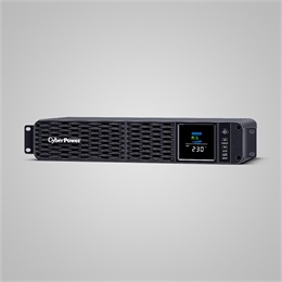 CyberPower szünetmentes tápegység (2000 VA, 1200 W, line-interaktív, AVR, aktív PFC, 8xIEC C13, 1xUSB, színes LCD, rack)