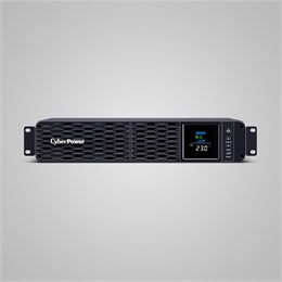 CyberPower szünetmentes tápegység (2000 VA, 1200 W, line-interaktív, AVR, aktív PFC, 8xIEC C13, 1xUSB, színes LCD, rack)