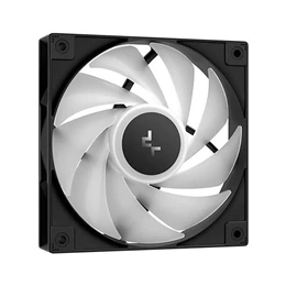 DeepCool AG620 V2 ARGB processzor hűtő (120 mm, 2 ventilátor, PWM, max 1950 rpm, 29,4 dBA, hidrodinamikus csapágy, feket