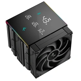 DeepCool AK620 Digital Pro CPU hűtő (120 mm, PWM, max 1750 rpm, 25 dBA, fekete)