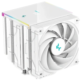 DeepCool AK620 Digital processzor hűtő (120 mm, 1850 rpm, 28 dB, FDB, RGB, digitális kijelző, fehér)