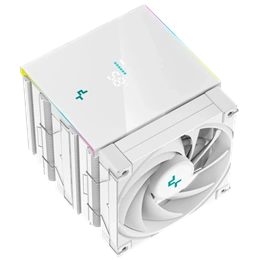 DeepCool AK620 Digital processzor hűtő (120 mm, 1850 rpm, 28 dB, FDB, RGB, digitális kijelző, fehér)