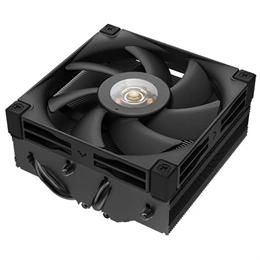 DeepCool AN400 BK CPU hűtő (92 mm, PWM, max 2950 rpm, 4 heatpipe, FDB, 23,6 dB, fekete)
