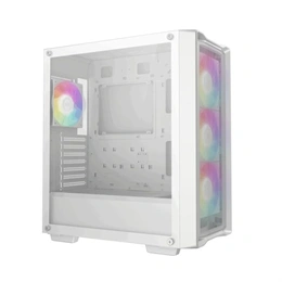 DeepCool CC560 Mesh V2 ház (Midi, 2x 3,5", 3x 2,5", előlapi 2x USB3.0, audio, 3+1 ventilátor, fehér)