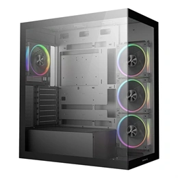 DeepCool CG580 4F V2 (E-ATX, ablakos, 4x ARGB ventilátor, fekete)