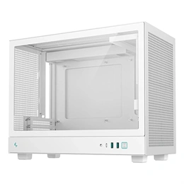 DeepCool CH160 Plus ház (Micro-ATX, fehér, 1x 3,5", 1x 2,5", előlapi: 2x USB3.0, 1x USB-C, audio)