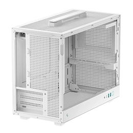 DeepCool CH160 Plus ház (Micro-ATX, fehér, 1x 3,5", 1x 2,5", előlapi: 2x USB3.0, 1x USB-C, audio)