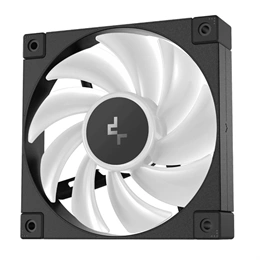 DeepCool FD14 ARGB hűtő ventilátor (140 mm, 1650 rpm, PWM, 82.53 CFM, 25.2 dB, fekete, fehér)