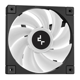 DeepCool LD360 vízhűtés (360 mm, 3x120 mm, 600-2400 rpm, ARGB, fekete)