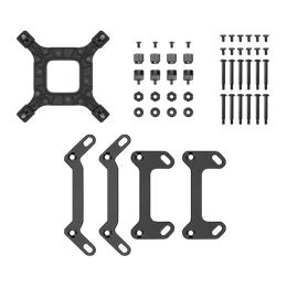 DeepCool LD360 vízhűtés (360 mm, 3x120 mm, 600-2400 rpm, ARGB, fekete)