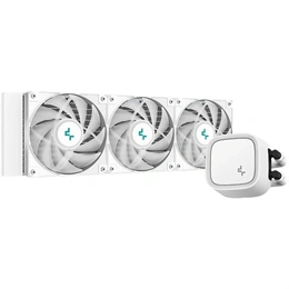 DeepCool LE720 WH vízhűtés (3x120 mm, max 2550 rpm, max 32,9 dBA, LED, fehér)