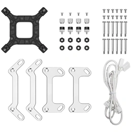 DeepCool LT360 WH ARGB vízhűtés (3x120 mm, max 2400 rpm, fehér)