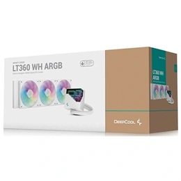 DeepCool LT360 WH ARGB vízhűtés (3x120 mm, max 2400 rpm, fehér)